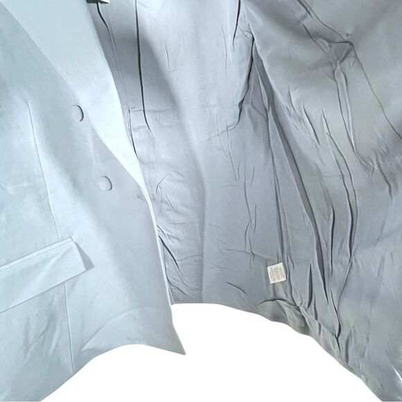 WeWoreWhat Blue Oversized Blazer with Notched Lapels Size Large NWT MSRP $168 - Picture 11 of 16